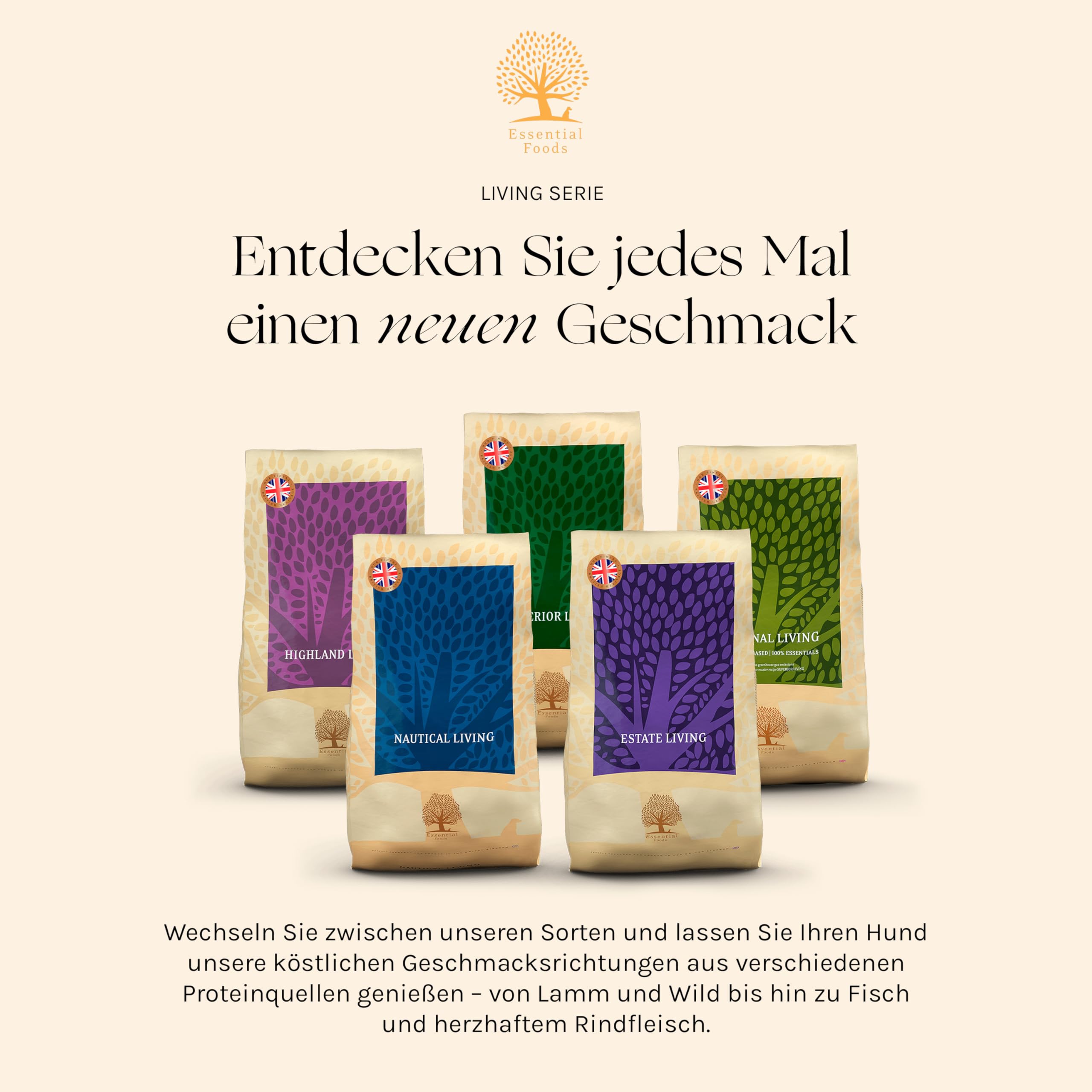 Essential Balance 3 x 10 kg | Pute, Reis & Hafer | Hundefutter für alle Rassen mit Empfindlicher Magen | Einzelproteinquelle | ohne unnötige Füllstoffe
