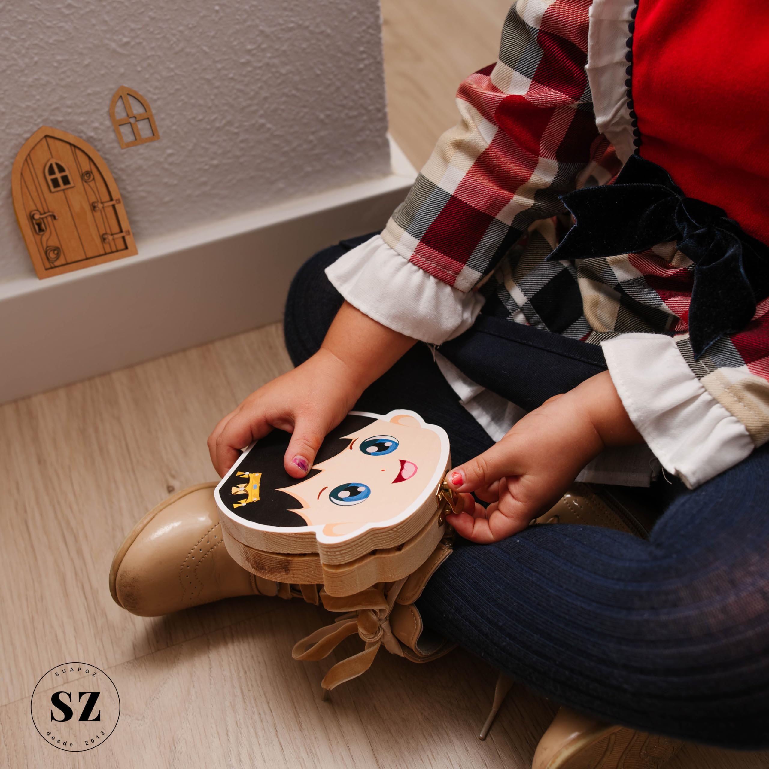 Pack Porte Souris et Boîte à Dents Bébé Garçon Fille. Boîte à Souvenirs pour Bébé. Cadeau Bebe. Cadeau Naissance. Bois Naturel. (Enfant).