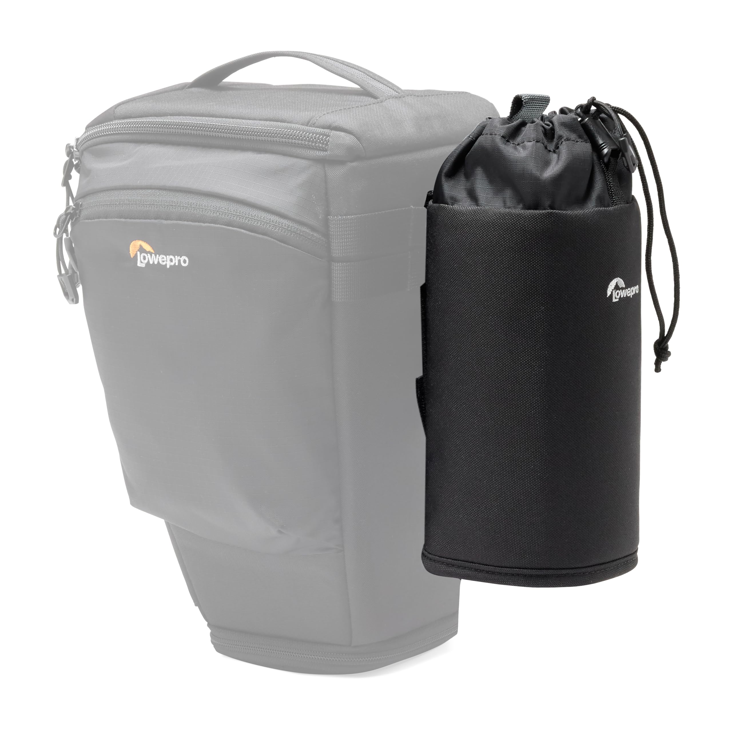 Lowepro ProTactic etui na butelkę III kompatybilne z plecakiem na aparat ProTactic 350/450 III system modułowy, torba izolacyjna, pomieści butelki z wodą do 1 l, uchwyt na butelkę z wodą, akcesoria do