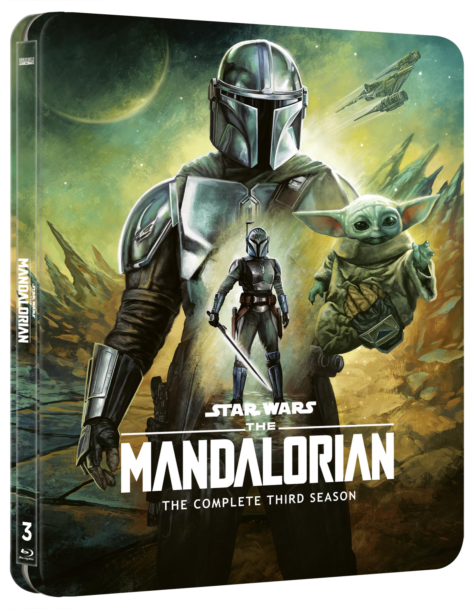Star Wars Mandalorian Season 3 4K UHD Steelbook (Disney+ Original) (includes artcards) [Region Free]