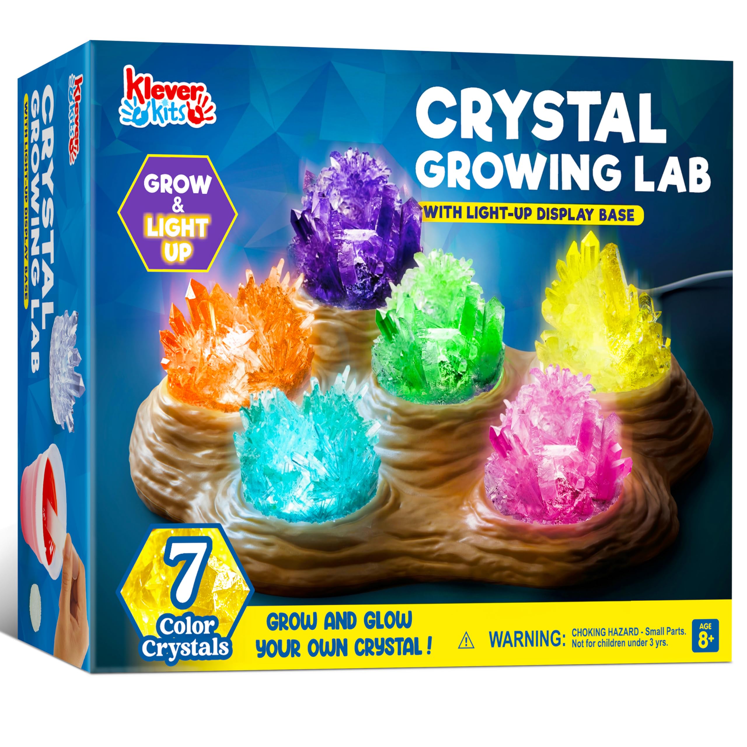 Amazon.com: JOVA Klever Kits Crystal Growing Lab- 7 Color Crystal