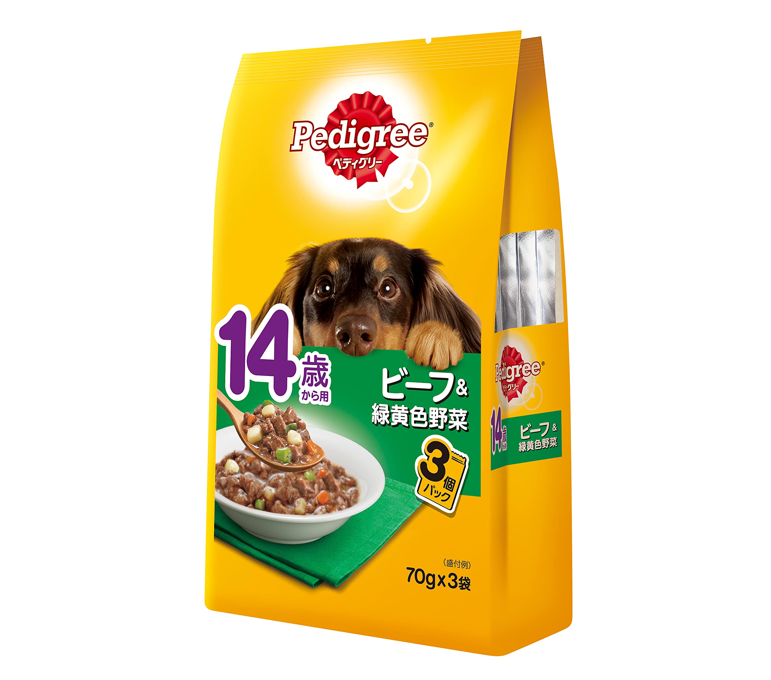 Amazon.co.jp: ペディグリー シニア犬 14歳から用 ビーフ&緑黄色野菜