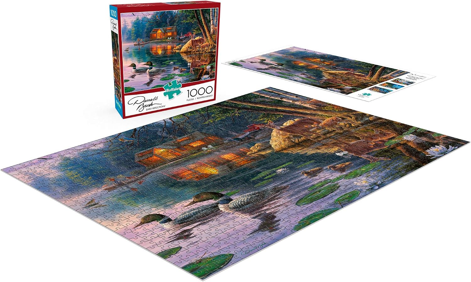 Buffalo Games - Darrell Bush - Early Reflections - 1000 Piece Jigsaw Puzzle