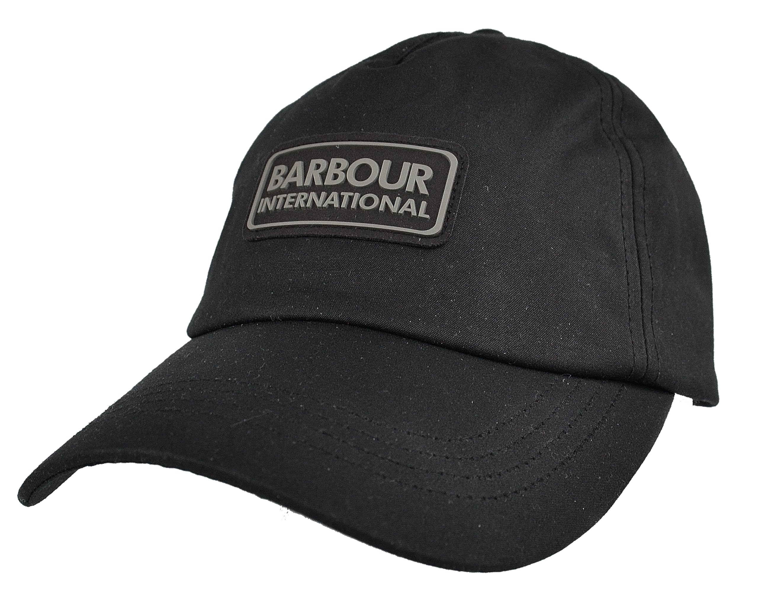 Barbour International Westbourne Sports Cap Waxed Cotton One Size Black
