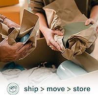 Vista 7 de Elementree Hojas de papel de embalaje marrón para mudanzas y envíos, 1500 unidades (1375 pies) - Tamaño de hoja de 14.5 x 11 pulgadas - Embalaje