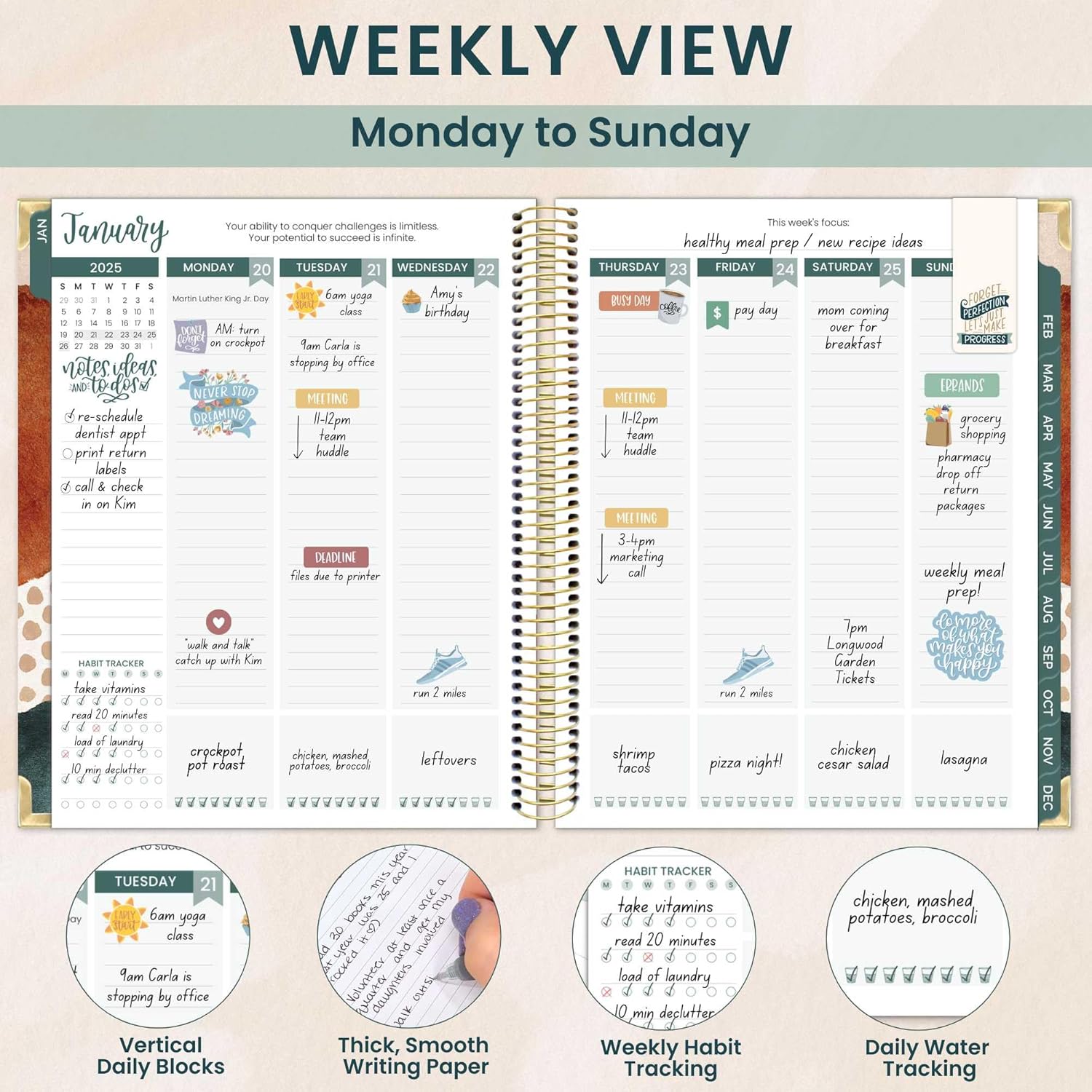 Unlock Your Potential: A Review of bloom daily planners 2025 Goal & Vision Planner
