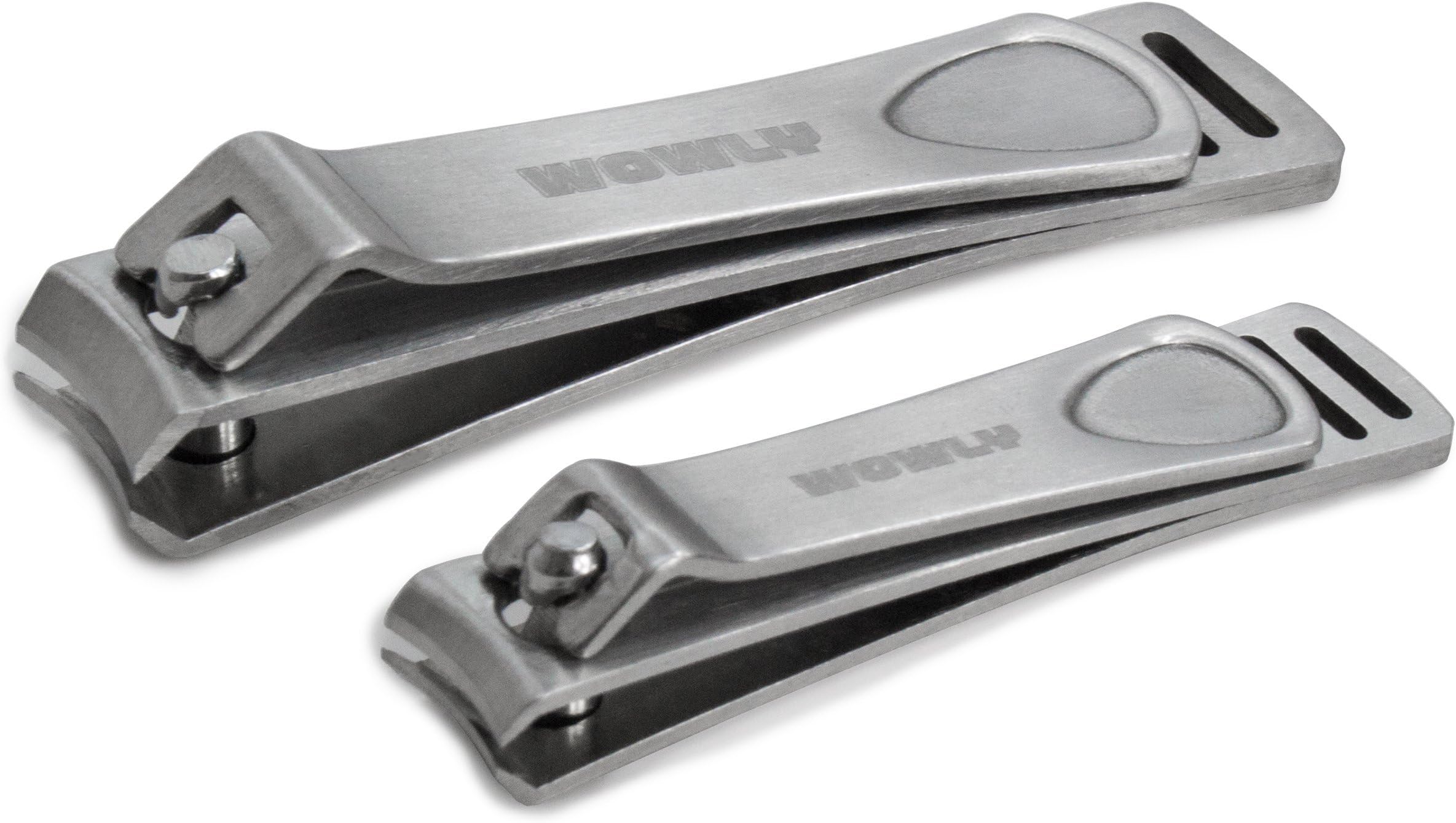 Wowly Precision Nail Clippers Set - Fingernail & Toenail size Clipper Kit