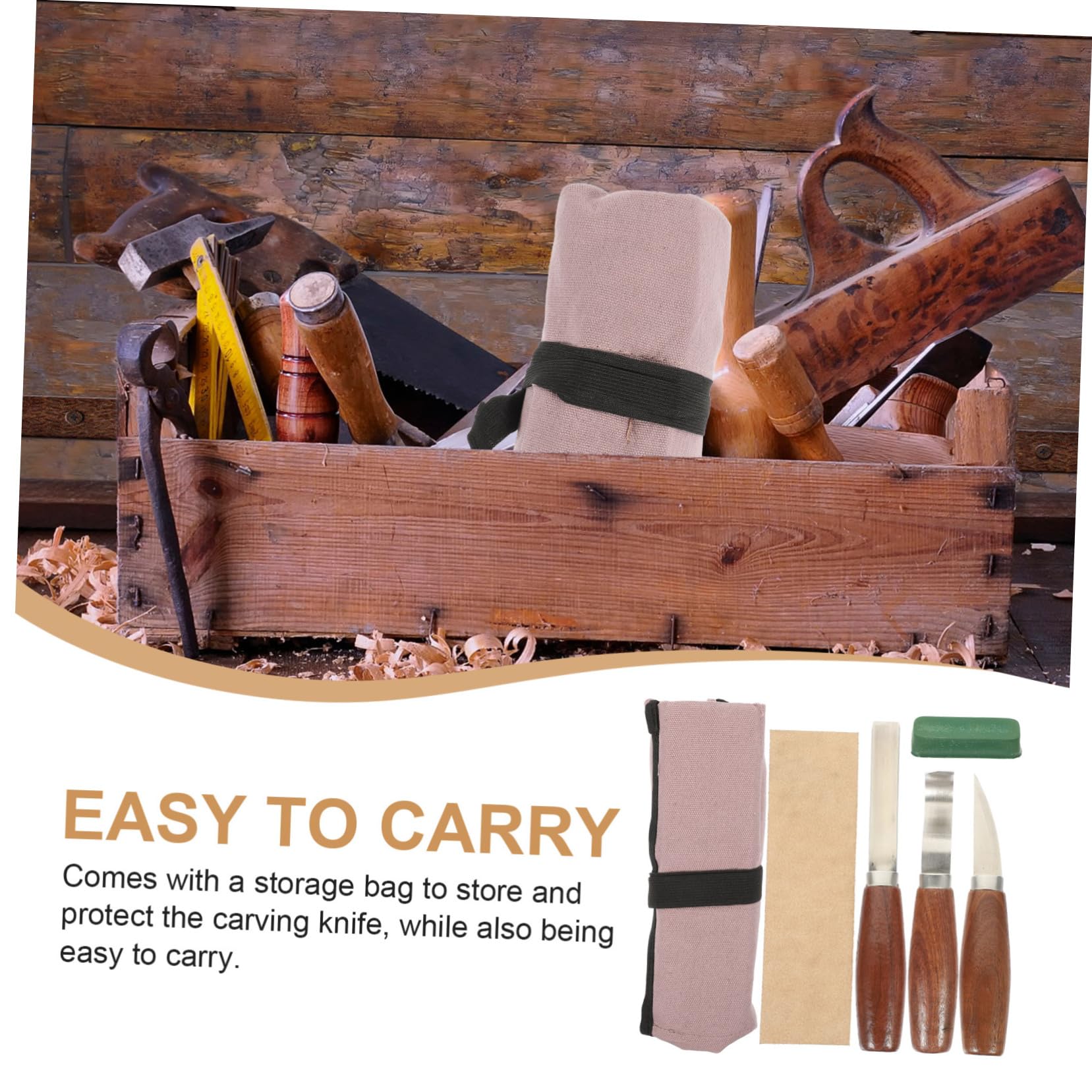 HOMSFOU Strumenti Per Intaglio Del Legno Utensili Intagliati Mano Kit Per Intaglio Del Legno Con Lame Resistenti Materiali Taglio Preciso Per Hobby e Dettagli Su