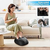 Vista 6 de COMFIER Shiatsu máquina masajeadora de pies, Regalos de cumpleaños para hombres y mujeres, masajeador de pies con calor, rodillo de amasado