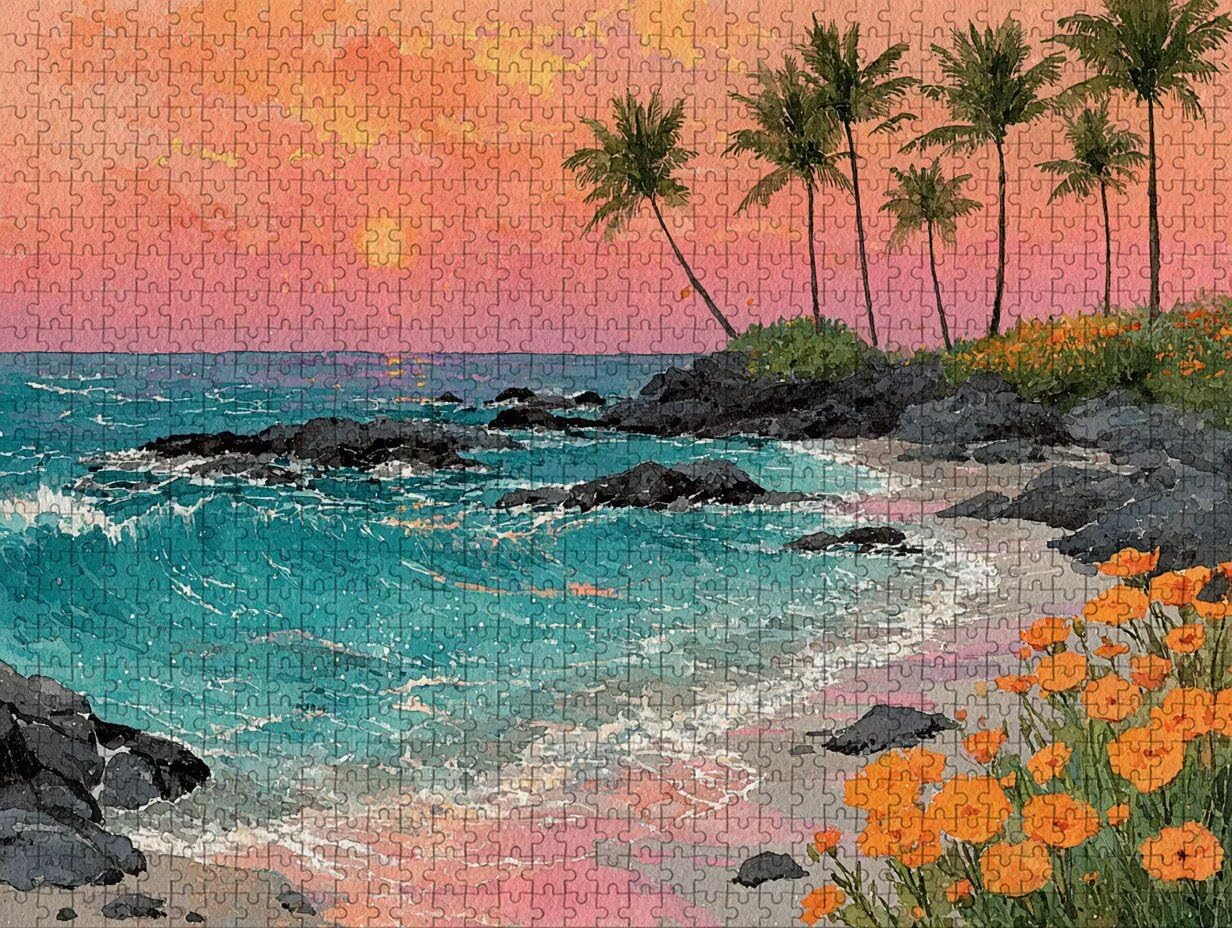 Puzzle z motywem zachodu słońca, 4000 elementów dla dorosłych, drewniane puzzle "zrób to sam", 141 x 87 cm, drewniane puzzle dla całej rodziny, sprytne zagadki, dekoracyjne puzzle, gra zręcznościowa