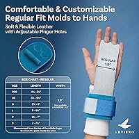 Vista 4 de Juego de agarres de gimnasia para niñas de gimnasia, agarres con cuero suave, correas de velcro y agujeros ajustables para los dedos, para todas