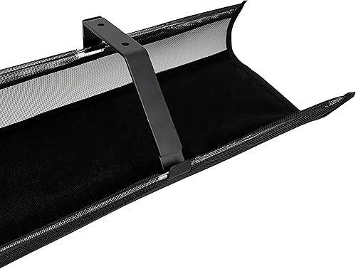 Miniatura 1 de VWINDESK Bandeja de organización de cables de tela de malla de 23.5 pulgadas, soporte para cables de alimentación, organizador de cables, ordena el