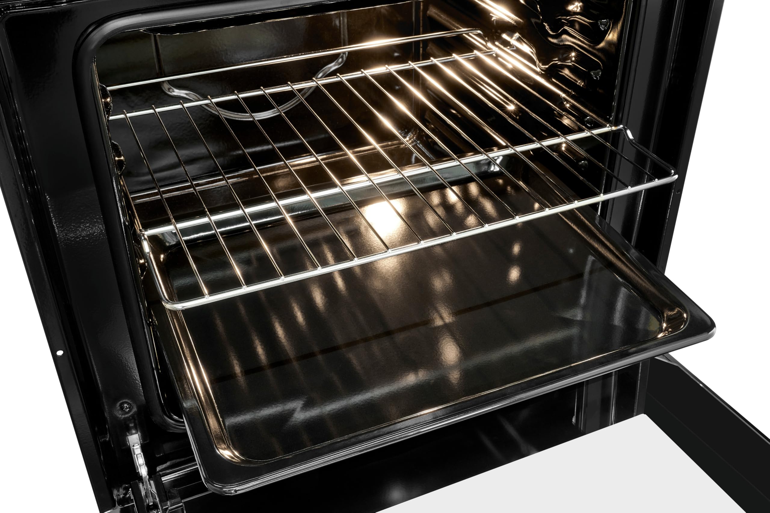 Exquisit EHE246-020-Set Herd-Set 60 cm schwarz Glaskeramik Kochfeld 59,0 l Garraum Energieeffizienzklasse A