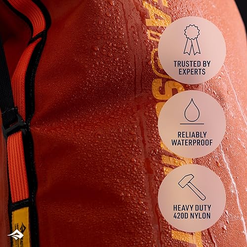 Miniatura 3 de Sea to Summit Big River Dry Mochila con arnés ajustable, 30 litros, color rojo Picante