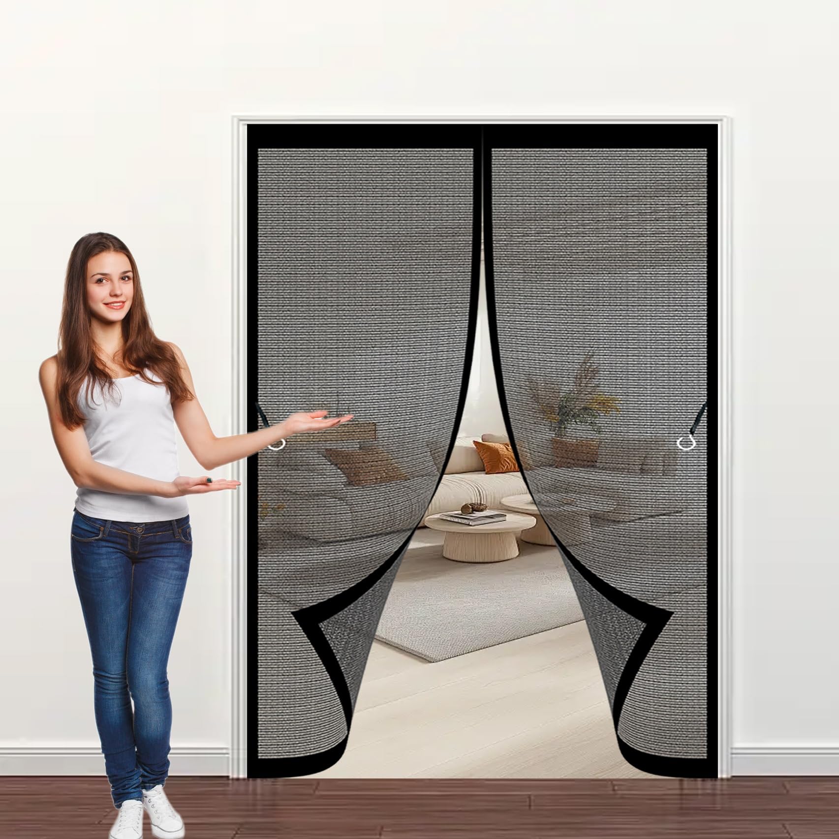 Moustiquaire porte 115 x 208 cm pour résoudre les problèmes d'insectes dans la maison