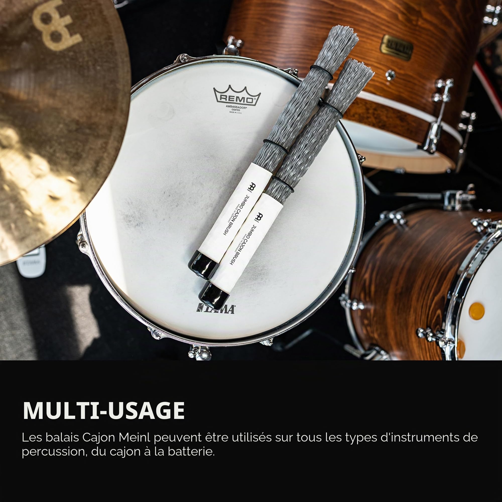 Meinl Jumbo Nylon Cajon Brush