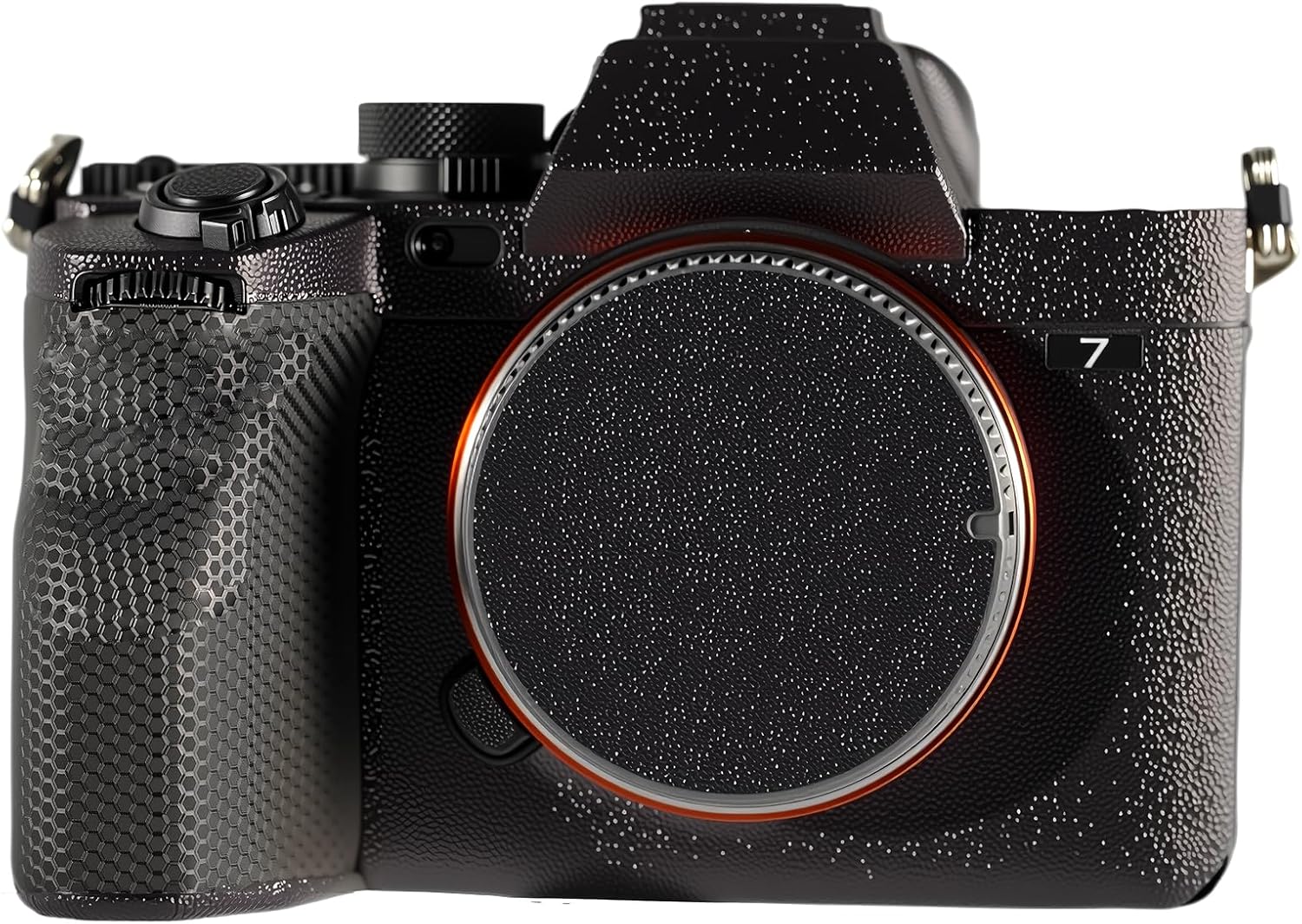 Camera Body Protective Film Decorative Sticker Compatible for A7IVMatte Black-3M Vinyl Wrap,Precision Fit,Full Coverage,Anti-Scratch/Anti-Wear,Removable&No-Residue