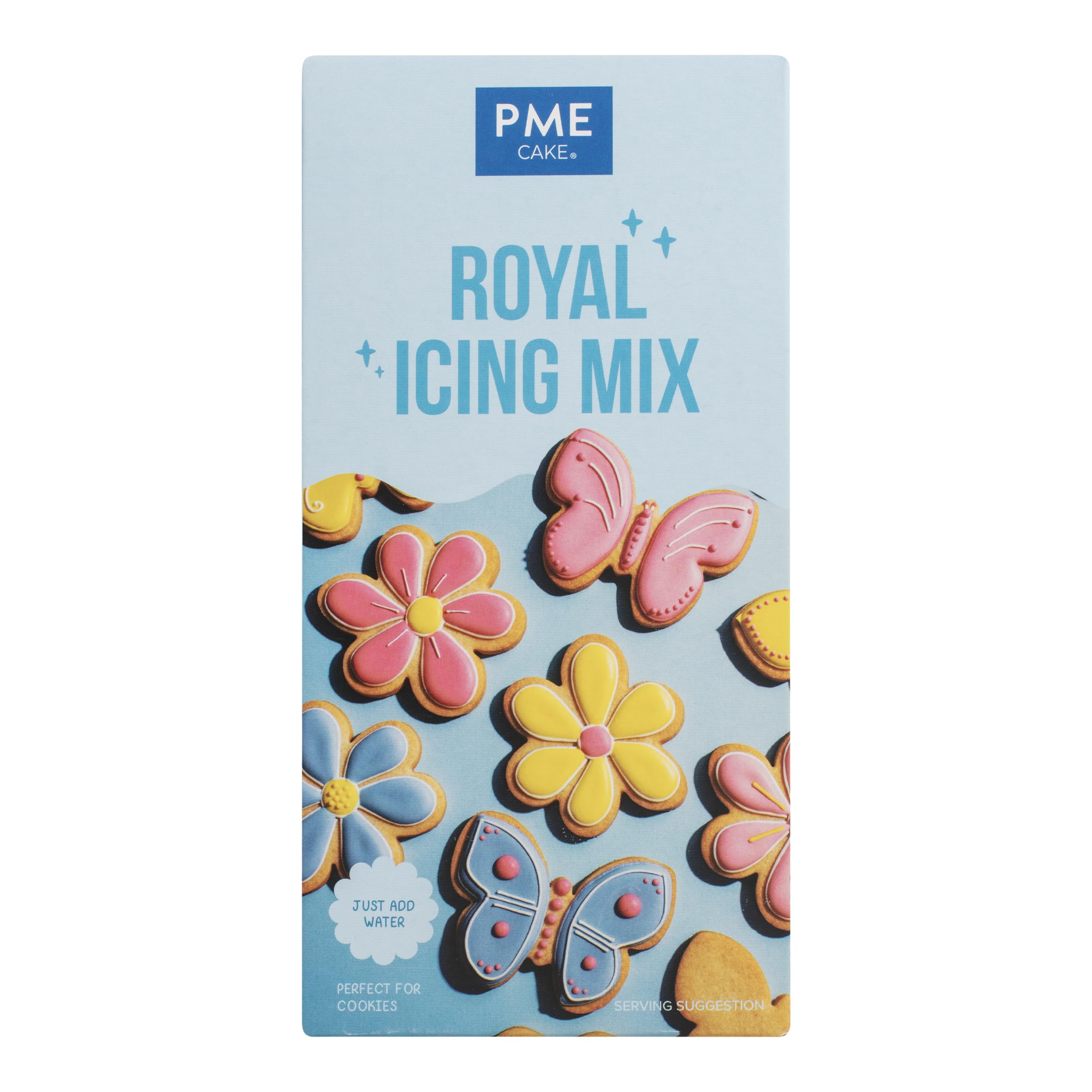 PME Glossy Royal Icing Mix (450g), No-fuss Frosting for Quick & Easy Cookie Decorating