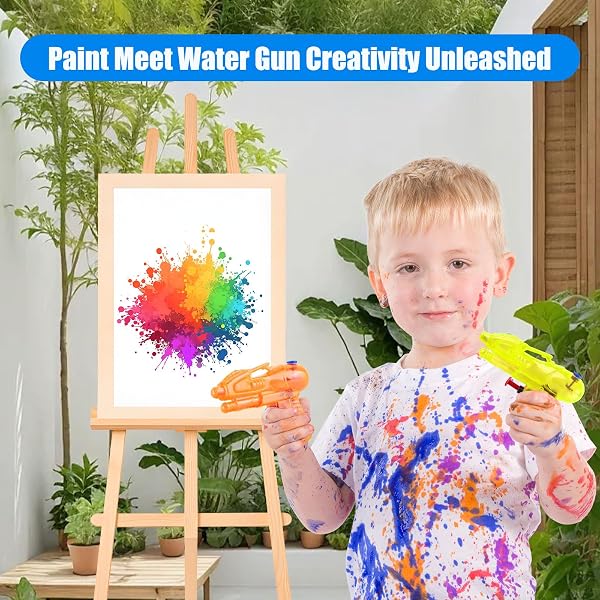 20pcs Pistolet a Eau,Mini Pistolet a Eau en Plastique,Couleurs Pistolet a EauS Lot pour Pool Jardin,Plage Party - 5