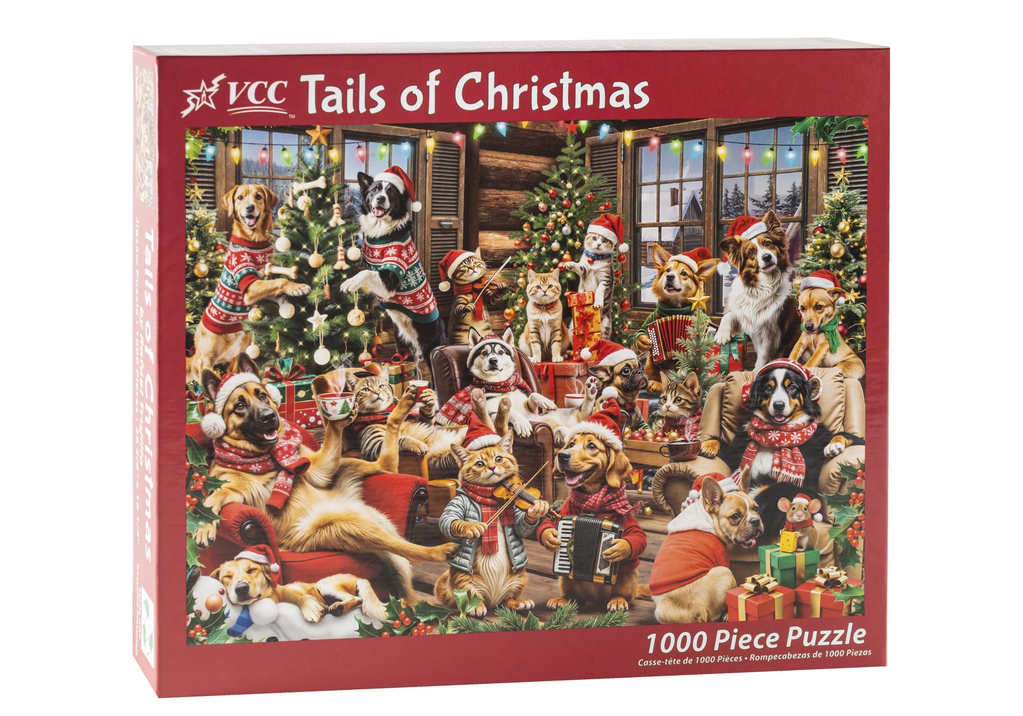 Vermont Christmas Company La Vita Di Un Gatto Jigsaw Puzzle 1000 Pezzi