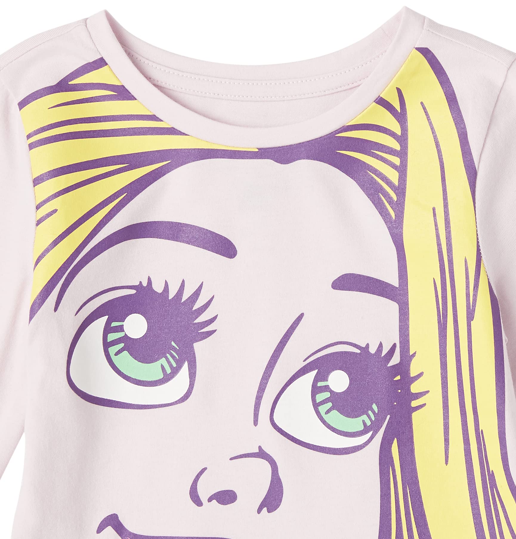 Amazon Essentials Disney | Marvel | Star Wars Maglie a Maniche Lunghe (precedentemente Spotted Zebra) Bambine e Ragazze, Pacco da 4