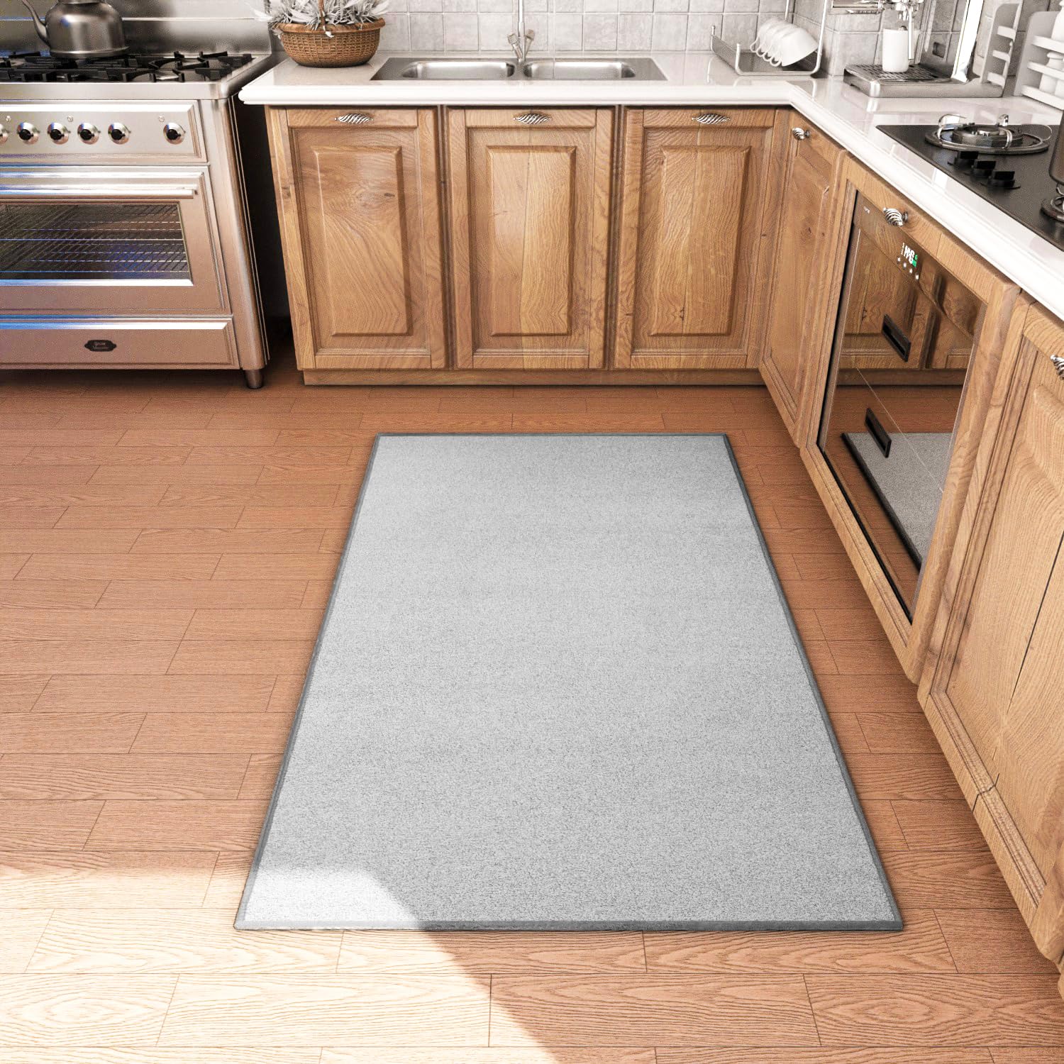 Area Rug with Non Slip Rubber Backing, Washable Soft Floor Carpet for Living Room, Kitchen, Entryway Indoor, Bedroom, Laundry, Low Pile Area Rugs,