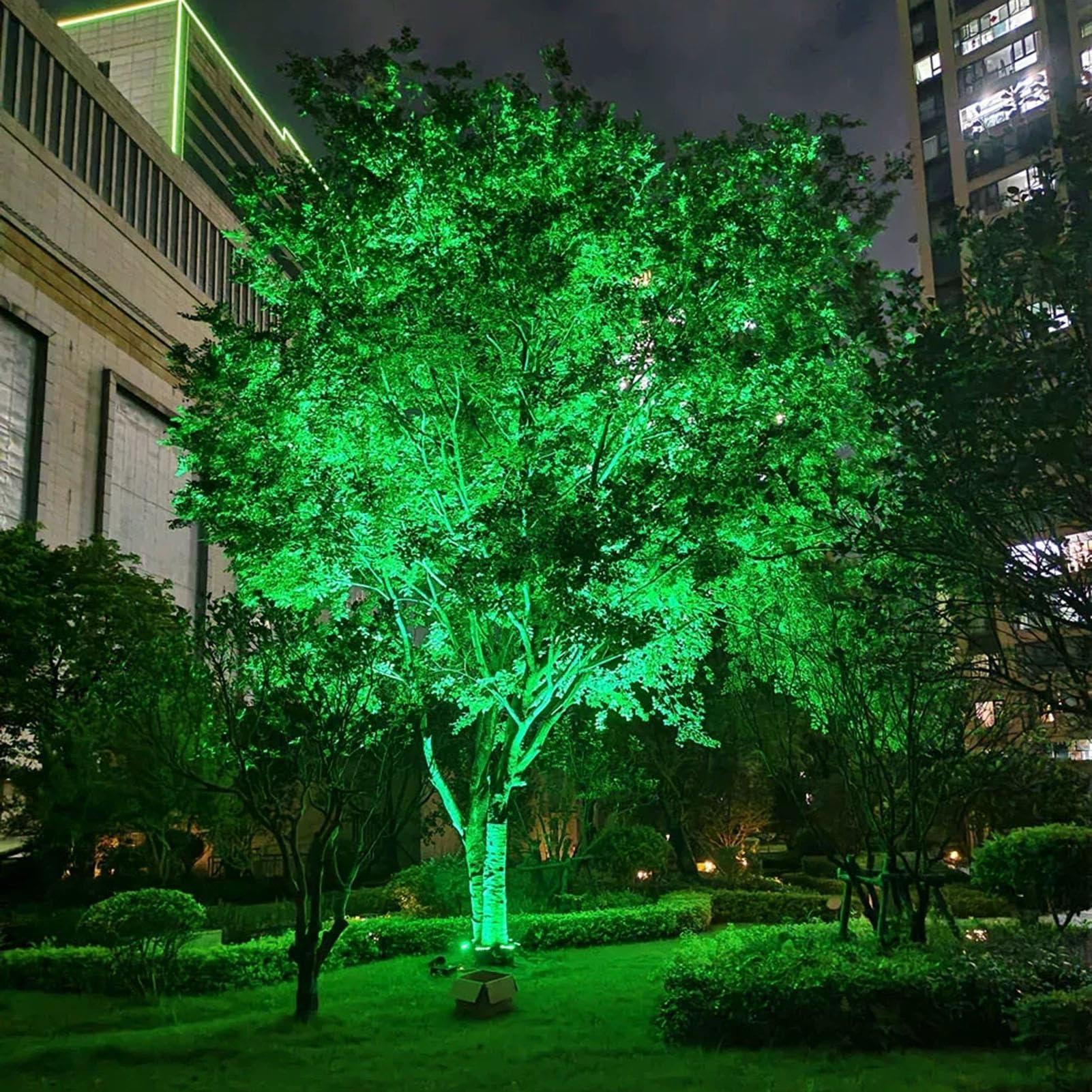 Luce per albero ad anello, faretto paesaggistico resistente all'acqua IP65