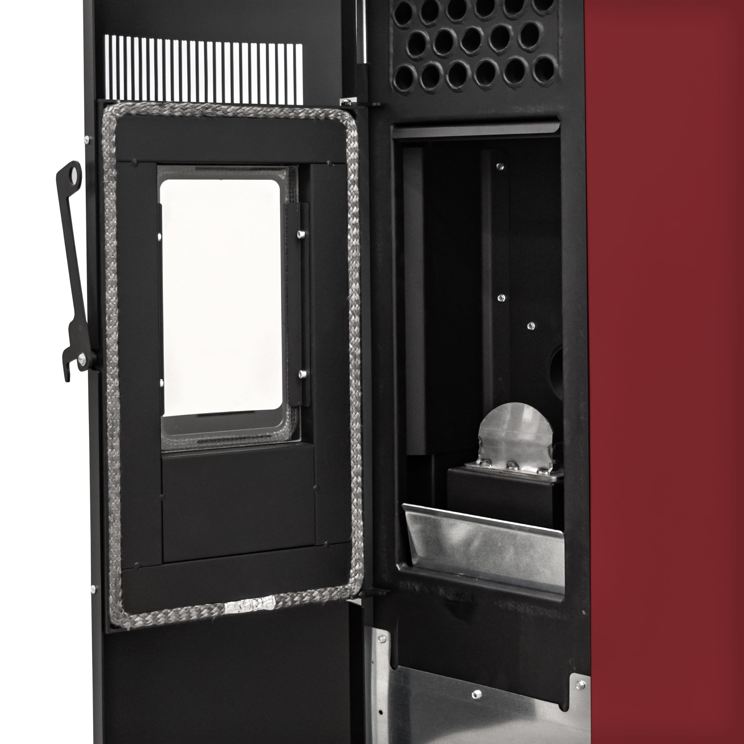 STUFE A PELLET ITALIA Boston 9 kW WiFi Pelletöfen Effizienz 91% Heizt 80m² Autonomie 21 Std. Programmierbar WiFi-Steuerung 5 Geschwindigkeiten