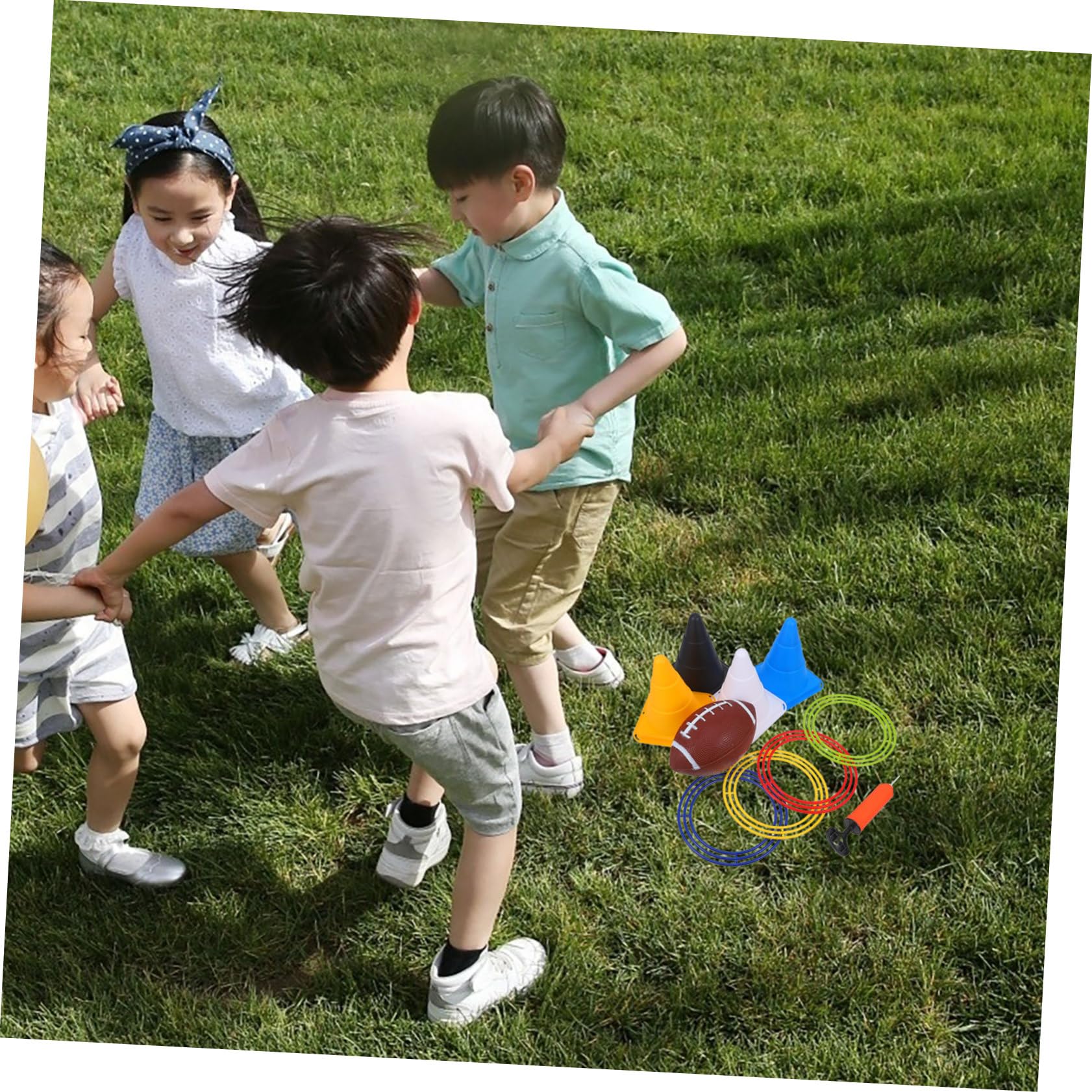 BESPORTBLE 1 Set Practical Toss Ring Fun Throwing Game for Indoor Outdoor Parties Lightweight Portable Ring Toss Plaything for Family Activities