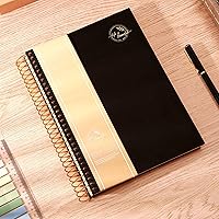 Vista 56 de Yoment Small Spiral Notebook,300 Pages Hardcover Spiral Notebooks,5.5”x 7.5”College Ruled Notebook,A5 Spiral Bound Journal,Hard Cover Notebooks for