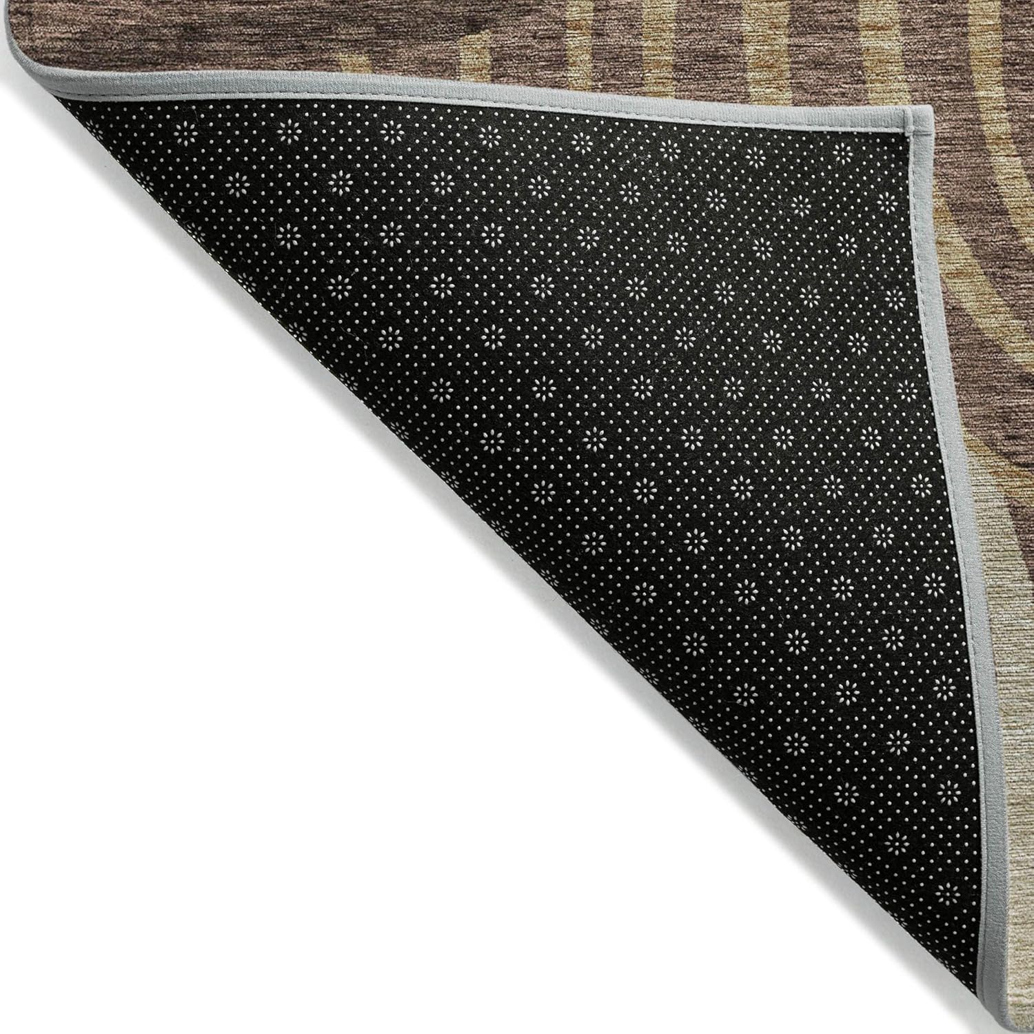 Addison Rugs Chantille ACN765 Brown 5' x 7'6" Indoor/Outdoor, Machine Washable, Easy Clean, Non Shedding, Bedroom, Living Room, Dining Room, Kitchen, Patio Rug