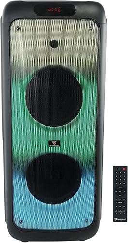 Rockville BASS Party 10 Dual 10 Batería portátil LED Partido Bluetooth Altavoz