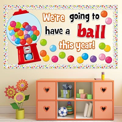 Gumball Machine Bulletin Board Set Colorful Bubble Nepal | Ubuy