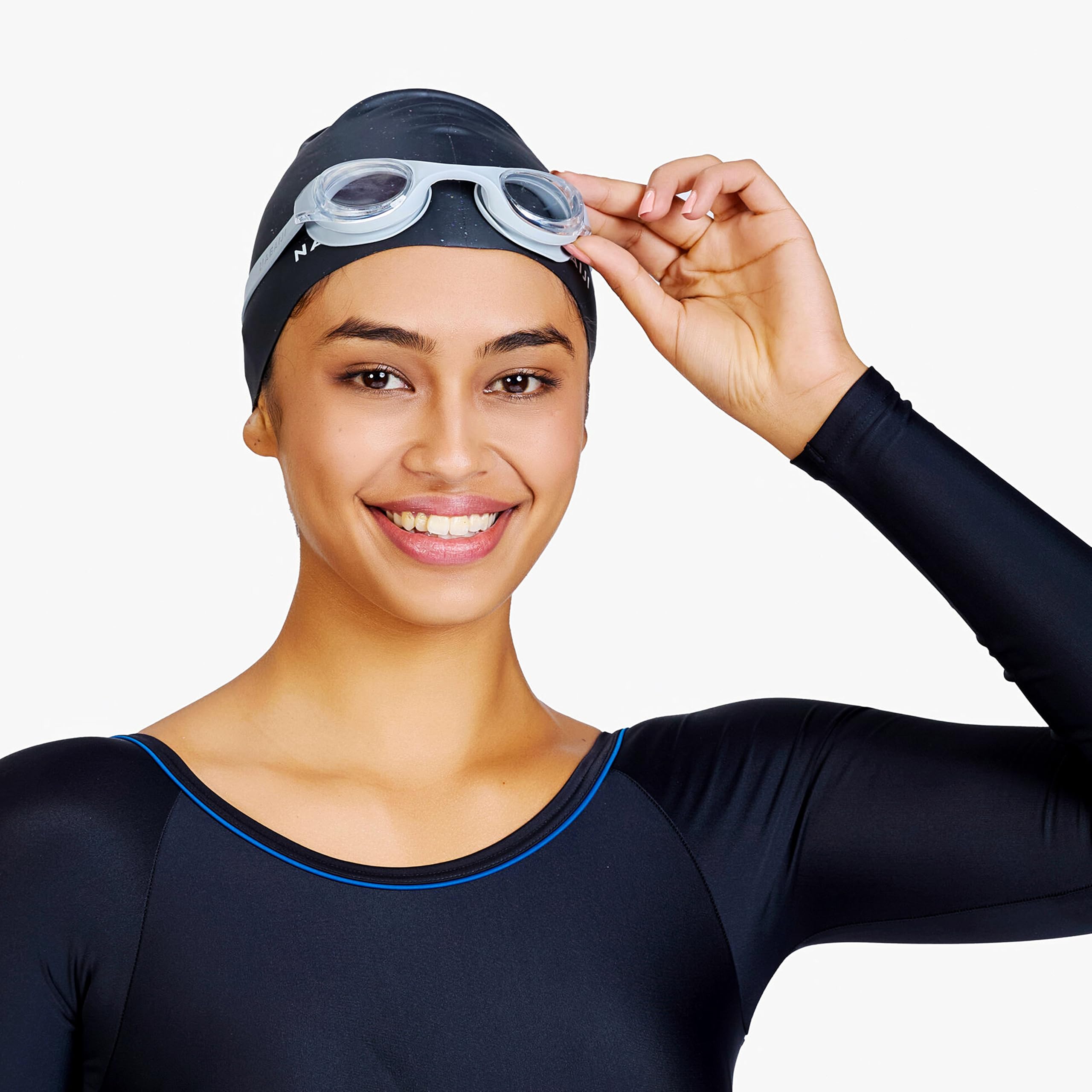 Buy Nabaiiji Decathlon Adult (Women) Swimming Cap for Long Hair | 56-60 CM