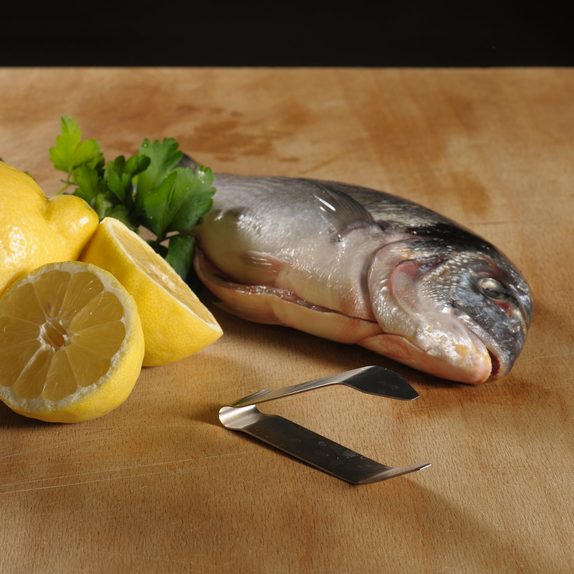 Set 2 Pinzette Leva Lische, Fackelmann, per Pesce, in Acciaio Inox
