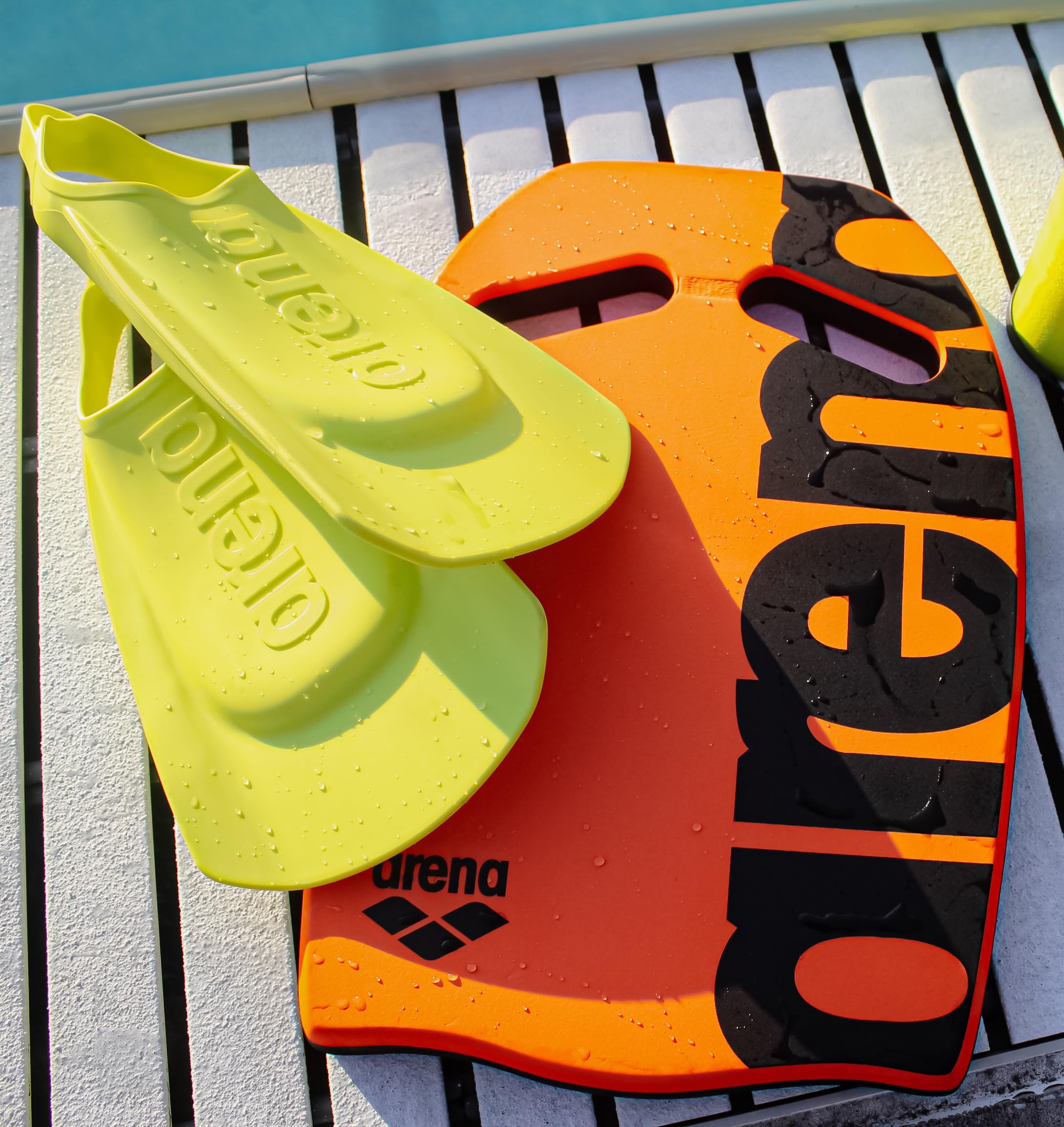 Arena Schwimmflossen für Erwachsene, Unisex, für Erwachsene, bequem, leicht, für Damen und Herren, Silikon, Kurze Klinge, offene Ferse