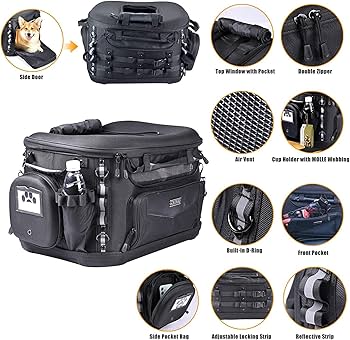 Amazon.co.jp: クレート 小型犬 オートバイの犬のキャリア