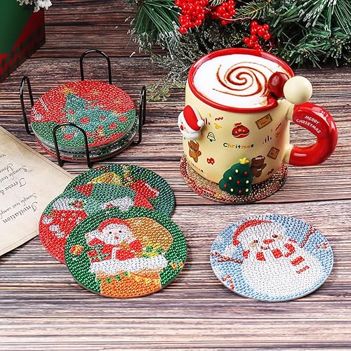 Miniatura 2 de Vmonke 12 Pcs Valentine's Day Diamond Painting Keychain Kits with Tools, Valentines Day Gifts for Her (1)