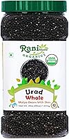 Vista 22 de Rani Urid/Urad Whole Black (frijoles mate con piel), lentejas indias de 32 onzas (2 libras) 32.03 oz ~ Todo natural, apto para gluten, sin OMG