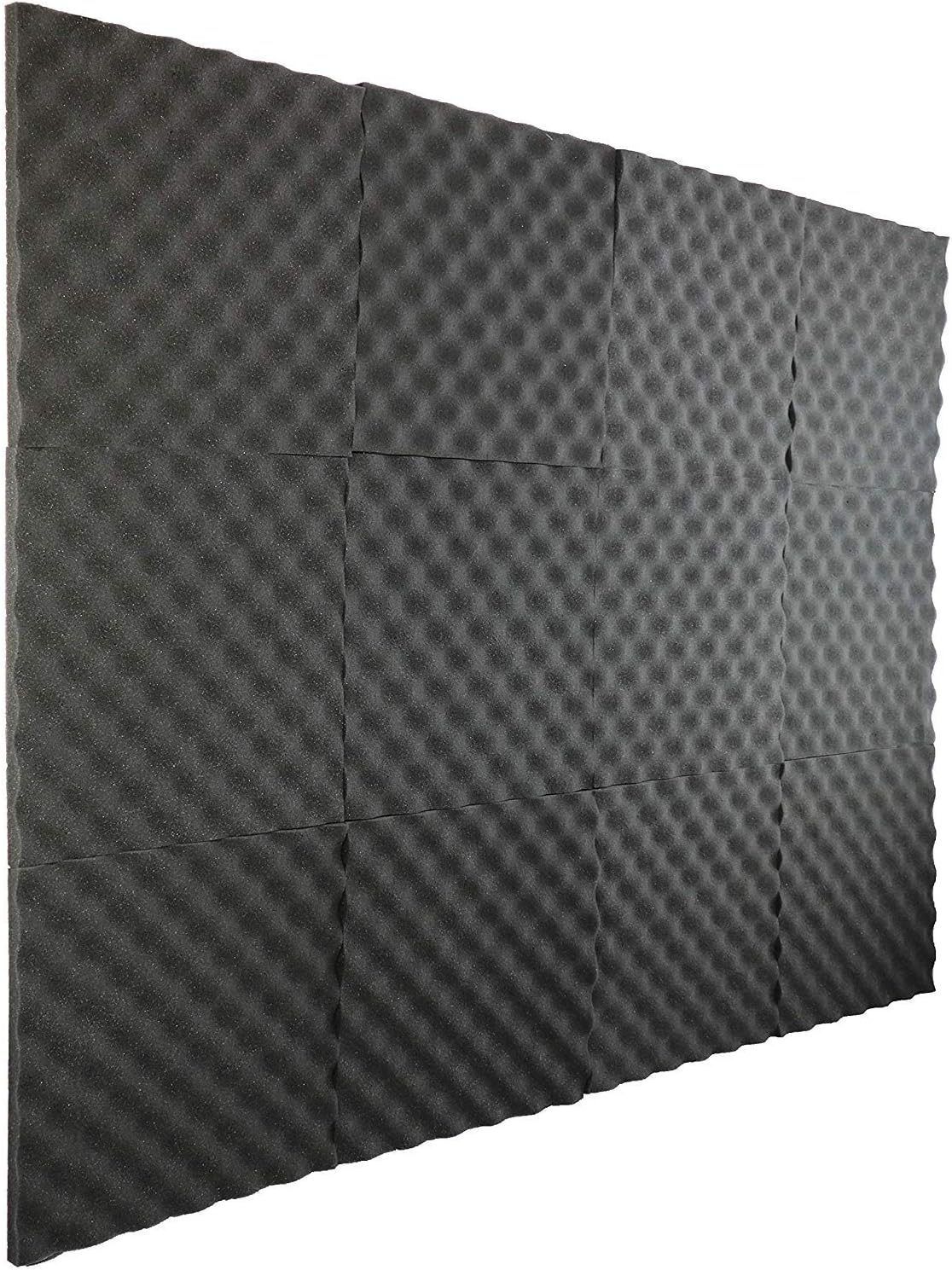 New Level 12 Pack- Acoustic Panels Studio Foam Egg Crate 1" X 12" X 12"