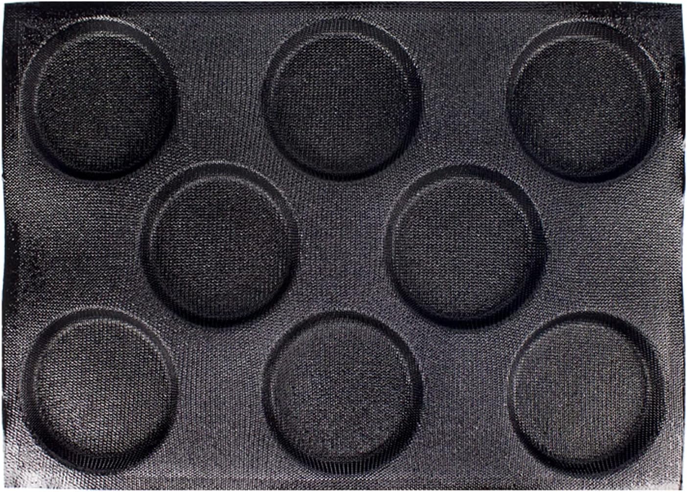 Silicone Hamburger Bun Pan, Silicone Perforated Hamburger Bun Mold, Chocolate Chip Coookies Mold, Non-Stick Baking Pan for Making Buns, Mesh Baking Sheets