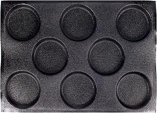 Silicone Hamburger Bun Pan, Silicone Perforated Hamburger Bun Mold, Chocolate Chip Coookies Mold, Non-Stick Baking Pan for Making Buns, Mesh Baking Sheets