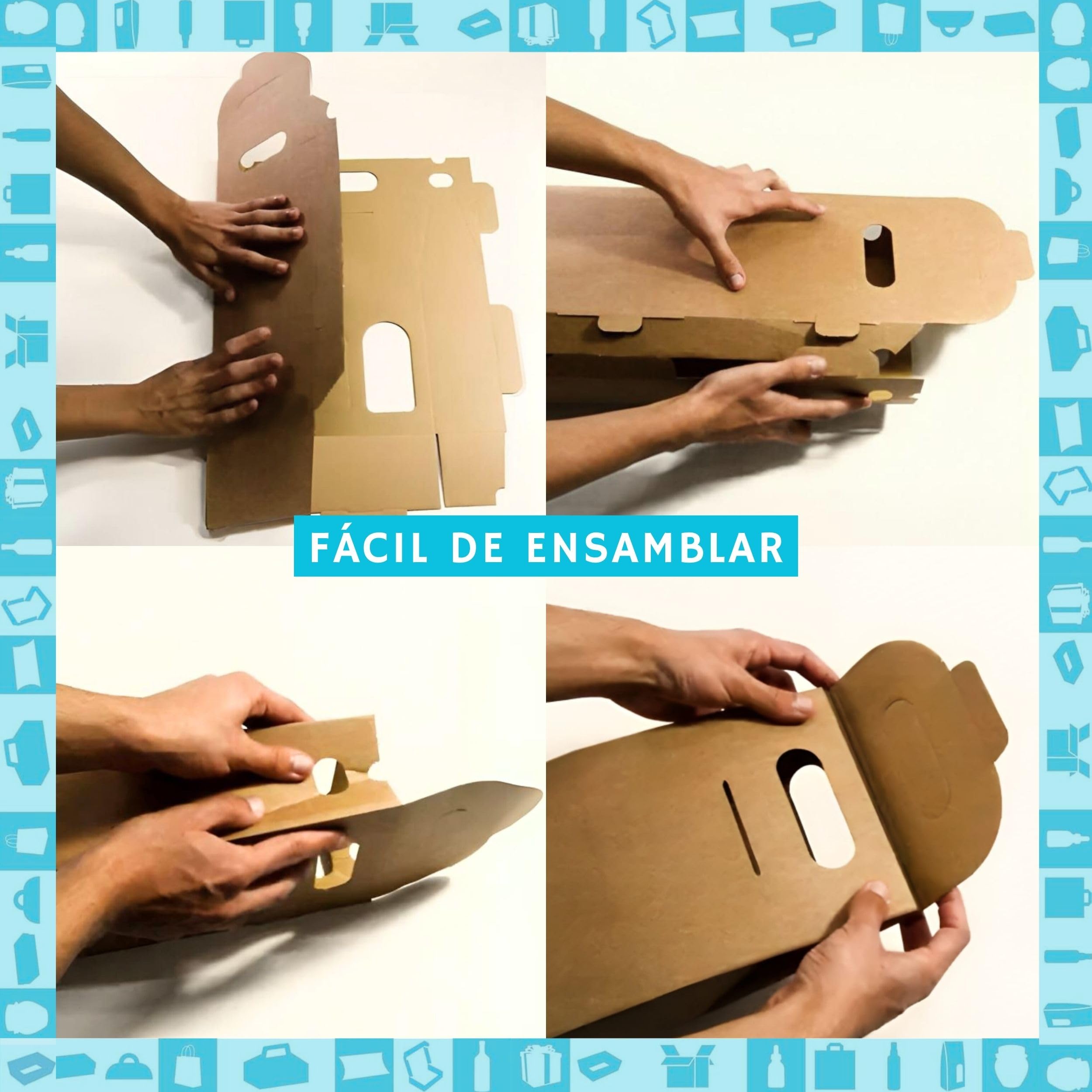 25 Cajas de Cartón Blanco Vacías para 3 Botellas de Vino 27x9x40cm | Estuches para Regalo y Embalaje de Vino | Maletas de Vino para Regalar: Pascua, Cumpleaños, Navidad
