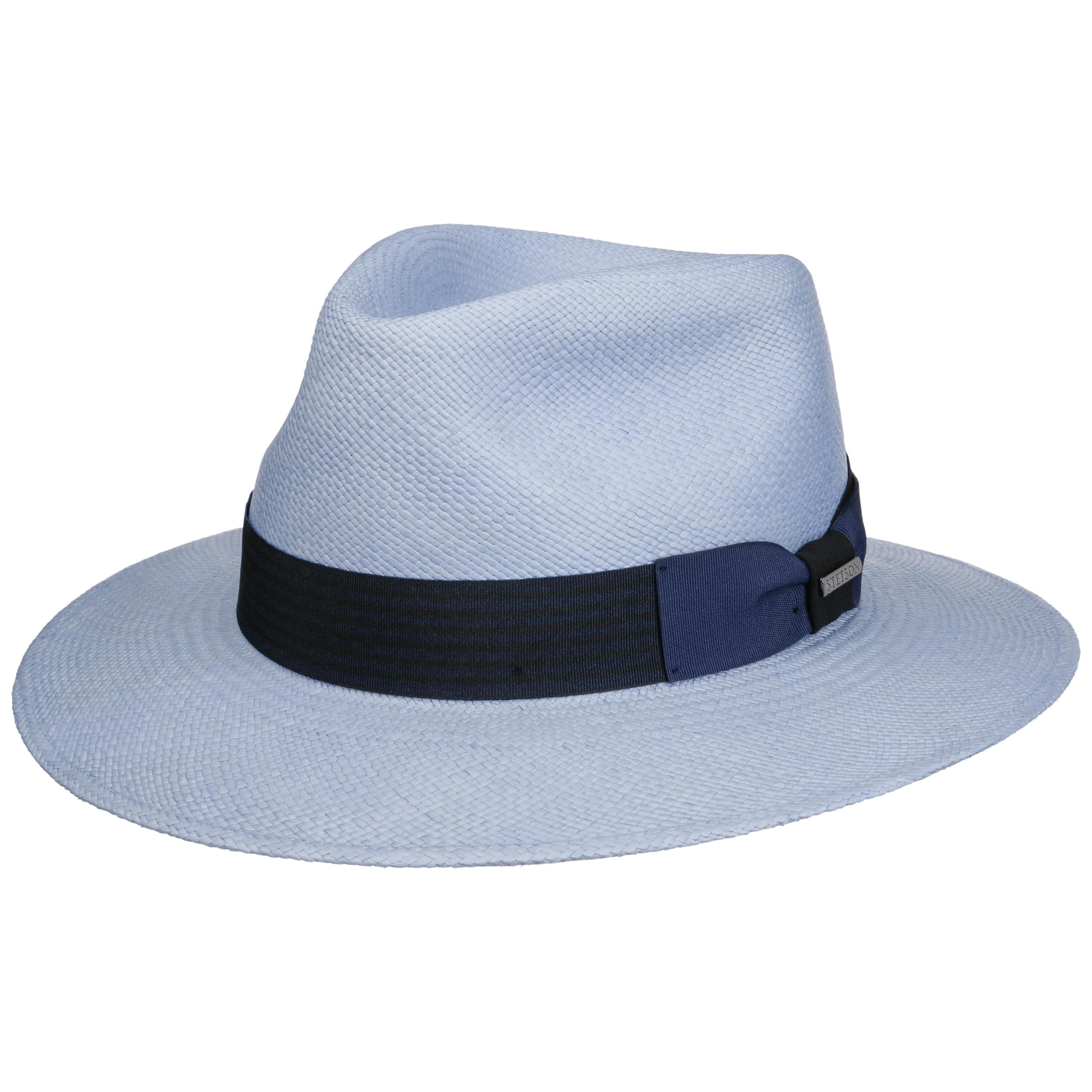 Stetson Chapeau Panama Brisa Fade Traveller Femme/Homme - Made in Ecuador D'Ete en Paille de Soleil avec Doublure, Ruban Gros Grain Printemps-ete Printemps Ete