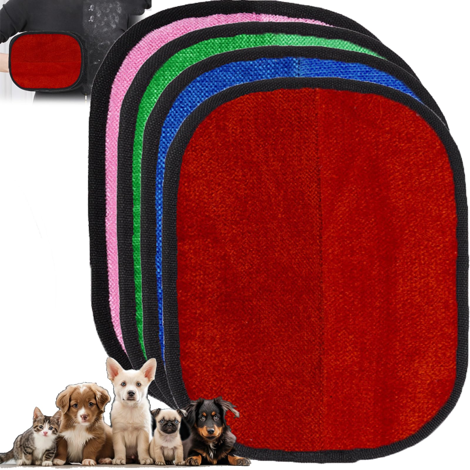 OurTop Brosse Anti Poils Animaux Chat Chien, Rouleau à Poils D'animaux Magique Réutilisable