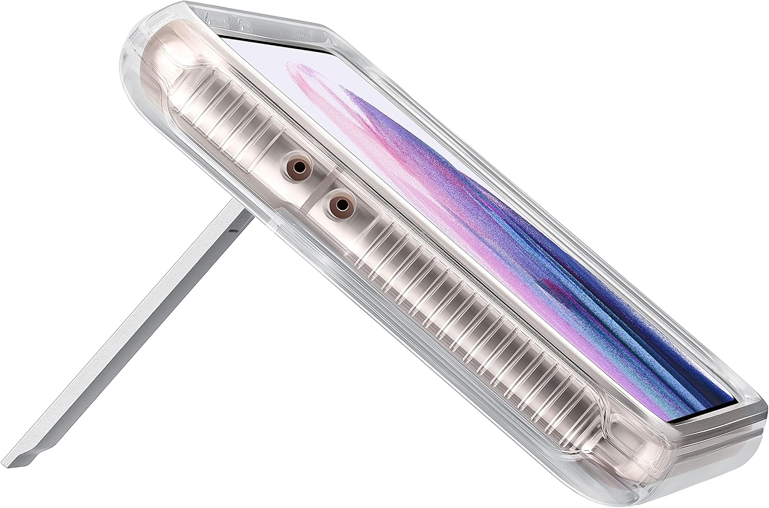 SAMSUNG Galaxy S21 Rugged Clear Standing Cover