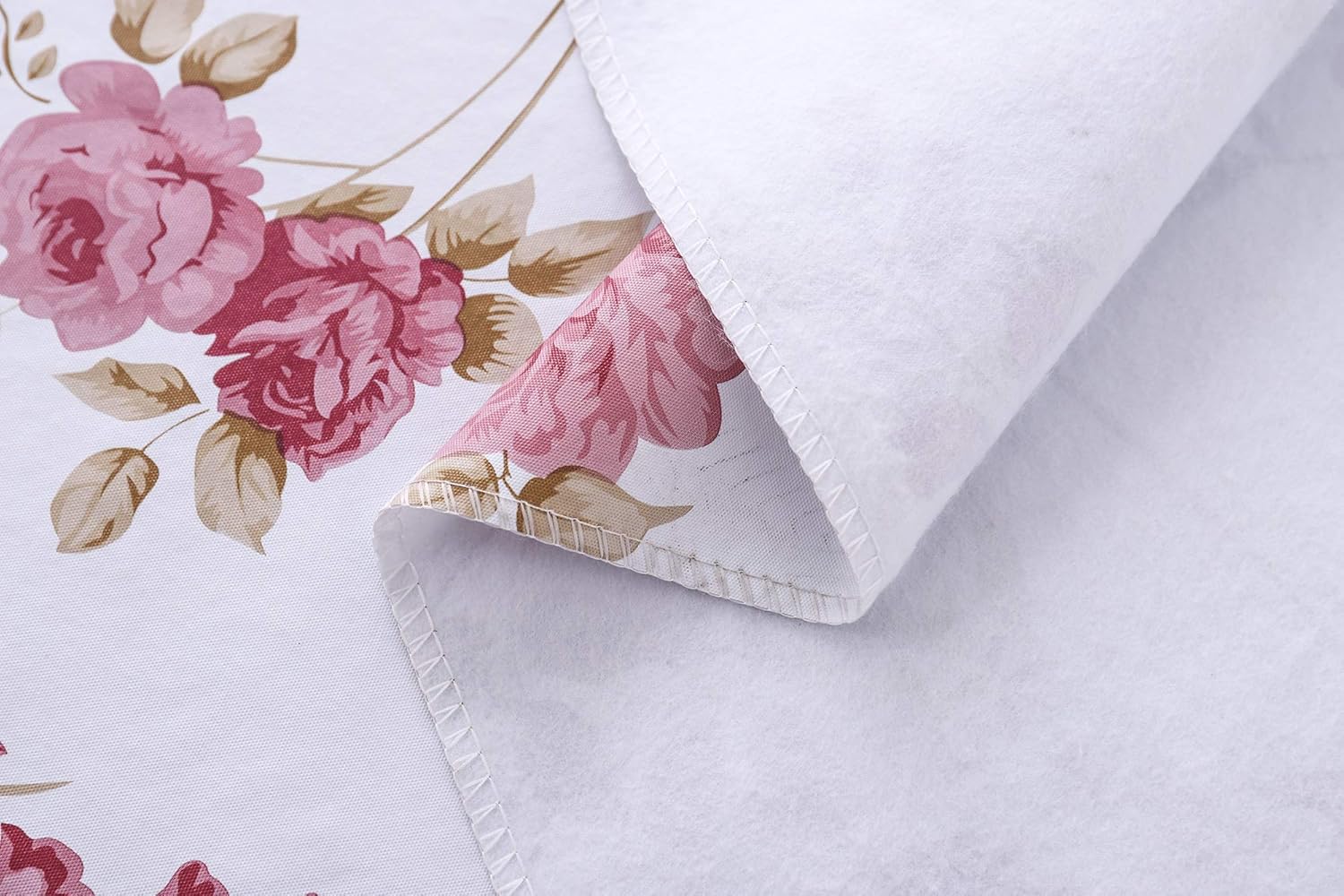 Flannel Backed Vinyl Tablecloth Waterproof Oil-Proof Stain Resistant PVC Table Cover for Kitchen (Pattern B, Round 60 X 60 INCH) : Home & Kitchen