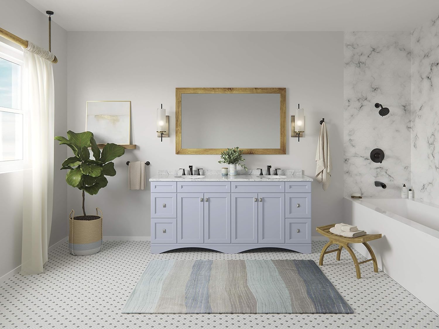 Free Shipping Offer Pfister LF-049-JDYY Jaida Waterfall Widespread Bathroom Sink Faucet, Tuscan Bronze