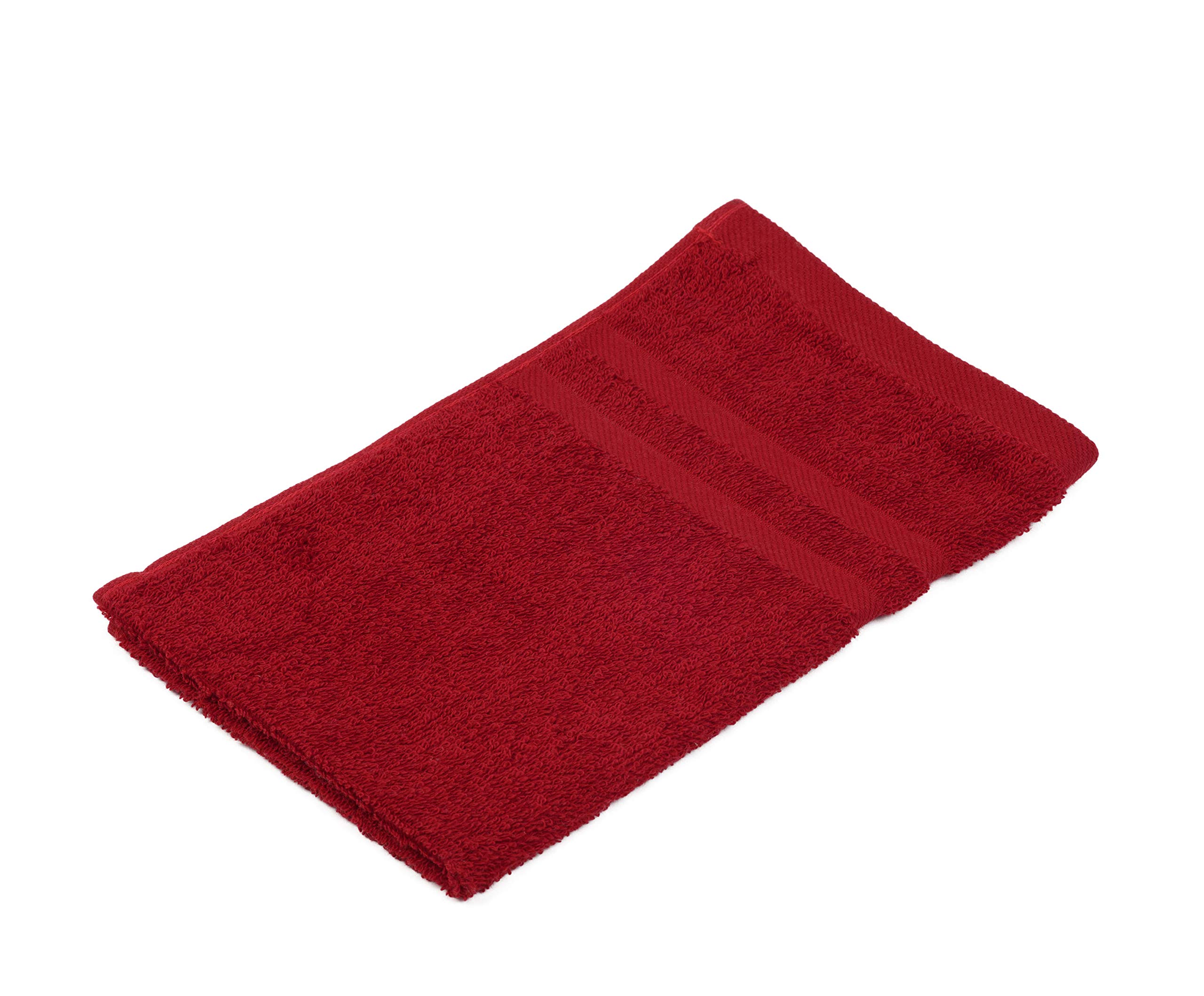 Gözze Set de 4 toallas de invitados Algodón 30 x 50 cm Burdeos