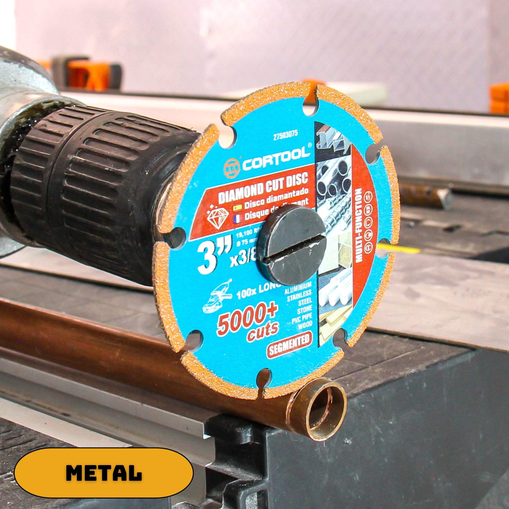 Ruota Da Taglio In Metallo Da 3 Pollici Con Boccola 3/8, Disco - Foto 2